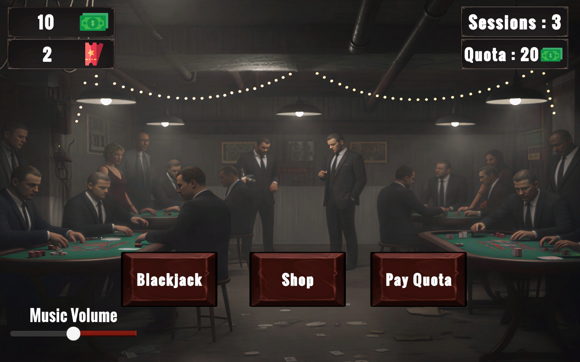 Capture d'écran de BlackJackMafia